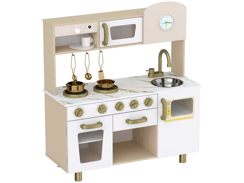 Cuisine enfant bois design rétro équipement et accessoires multiples  - Conforama A