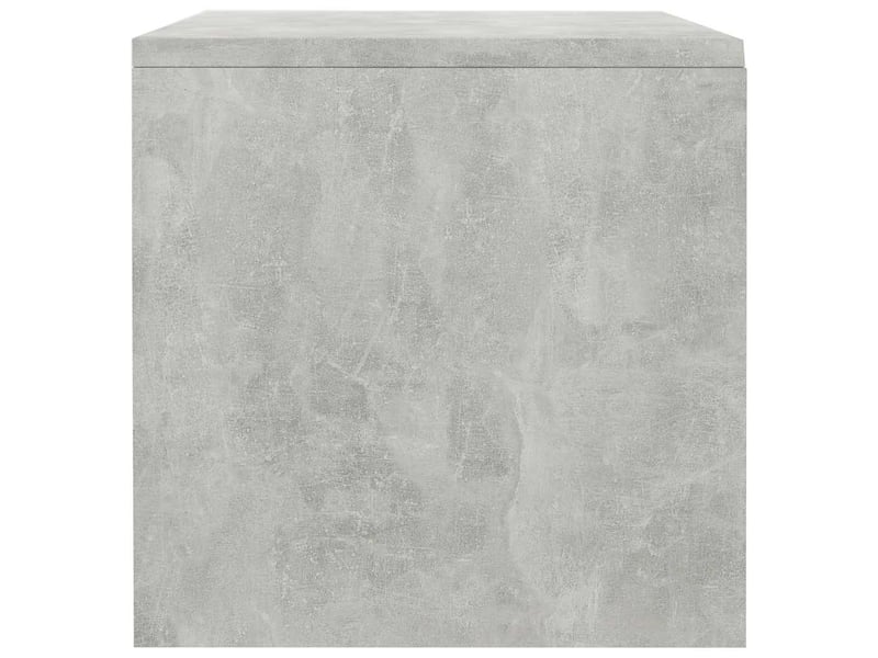  Lot de 2 tables de chevet - cabinet de chevet - table de nuit gris béton 40x30x30 cm bois ingénierie  - Conforama E