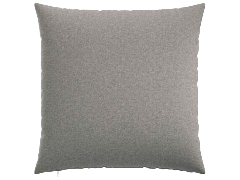 Lot de 2 housses de coussin heerlen gris nuage 65 x 65 cm tissu cf49131 - Conforama A