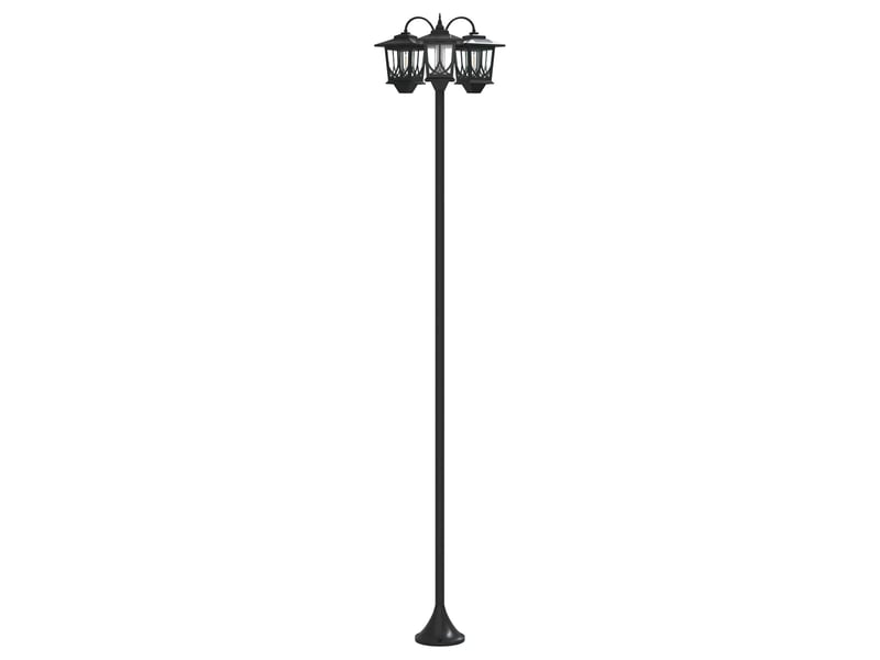  Lampadaire à 3 têtes noir 16x16x187 cm aluminium et abs shl83929  - Conforama E
