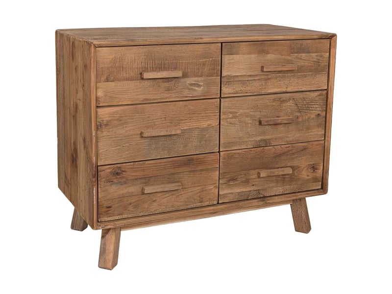  Commode en bois marron 103x48x85h cm  - Conforama A