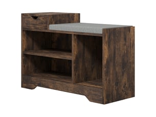 Console 1 tiroir(s)  coloris marron <strong></strong> <strong></strong>