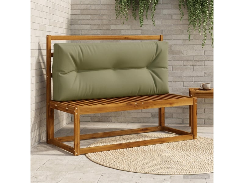 Coussin de dossier de palette, coussin de dos vianen 100 % polyester vert olive cf55194 - Conforama B