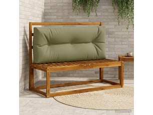 Coussin de dossier de palette, coussin de dos vianen 100 % polyester vert olive cf55194