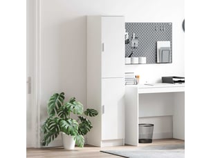 Buffet - haut armoire blanc 35 x 39 x 168 cm