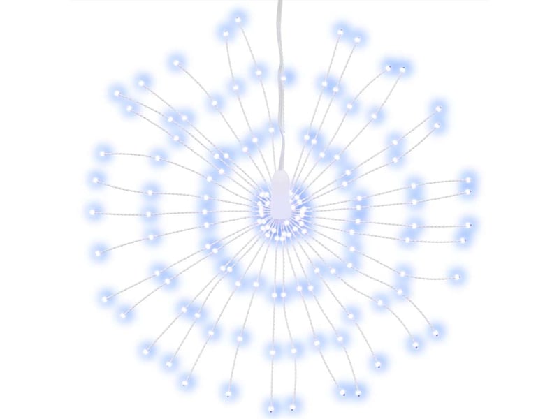  Étoile rayonnante de noël 140 led 4 pcs blanc froid 17 cm  - Conforama C