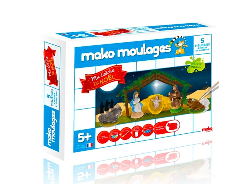  Mako moulage ma creche de noel 5 moules 39012 - Conforama A