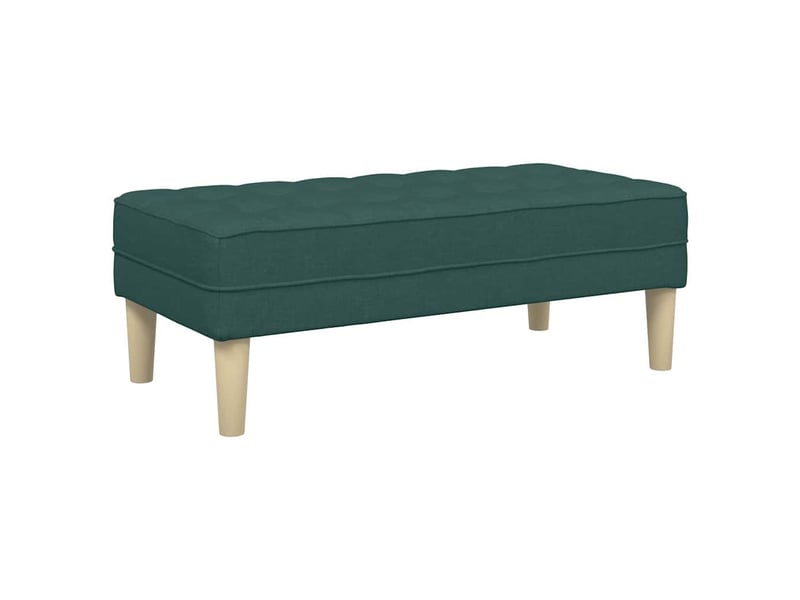  Banc chambre, banc de lit vert foncé 113x57x39 cm tissu  - Conforama A
