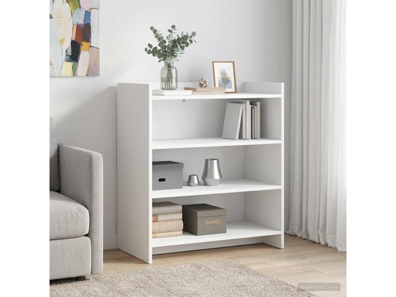  Buffet - bahut - meuble de rangement blanc 75 x 36 x 80 cm bois d'ingénierie  - Conforama B