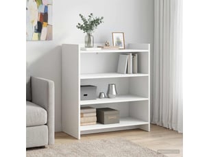 Buffet - bahut - meuble de rangement blanc 75 x 36 x 80 cm bois d'ingénierie