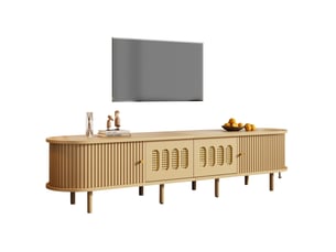 Meuble tv coloris naturel 180 cm EVRYAE