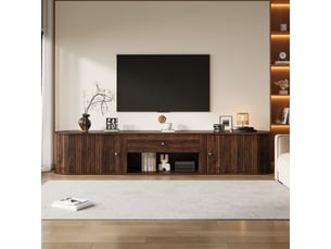 Meuble tv coloris naturel 180 cm <strong></strong> <strong></strong>