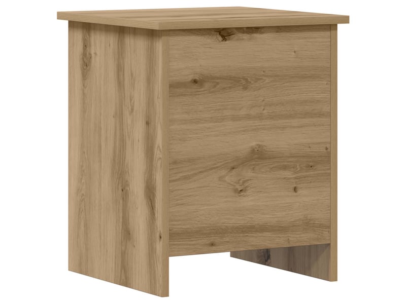 Coffre de rangement, boîte de rangement de rangement chêne artisanal 40x40x50 cm - Conforama A