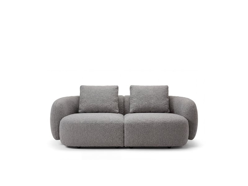  Canapé luna gris 3 places 3CA57.AS.3D.09 - Conforama A