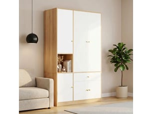Armoire WELLTIN coloris gris largeur 70 cm