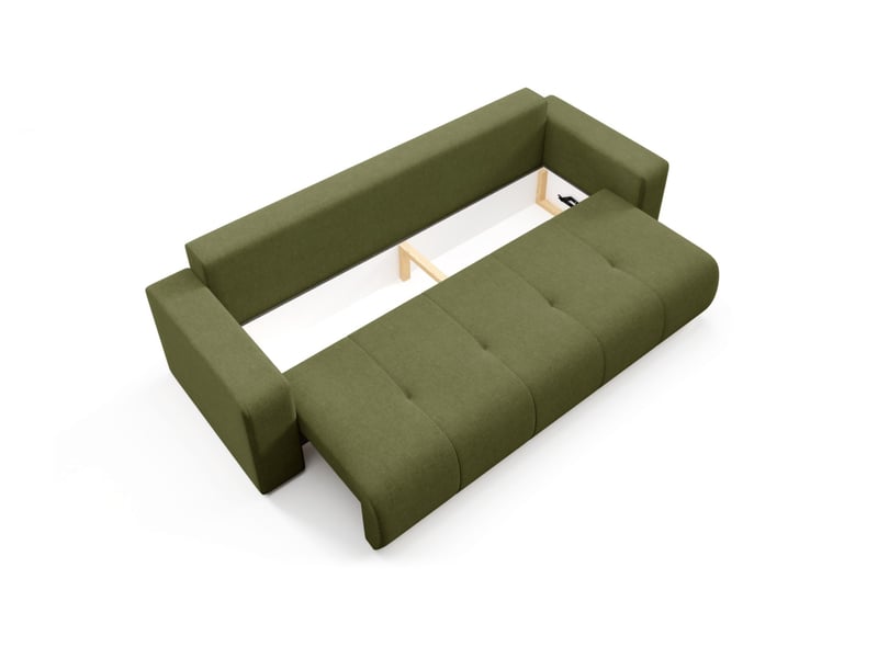  Canapé convertible molinio vert  - Conforama E