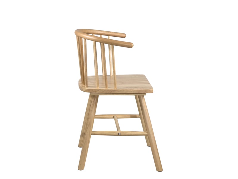  Chaise bistrot mino style windsor en bois massif finition claire avec dossier à barreaux 436-MINO - Conforama C