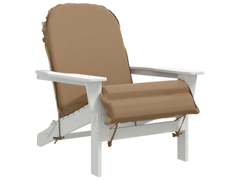 Coussin de transat ensoleillé, coussin pour bain de soleil gemert 100 % polyester taupe cf56052 - Conforama C