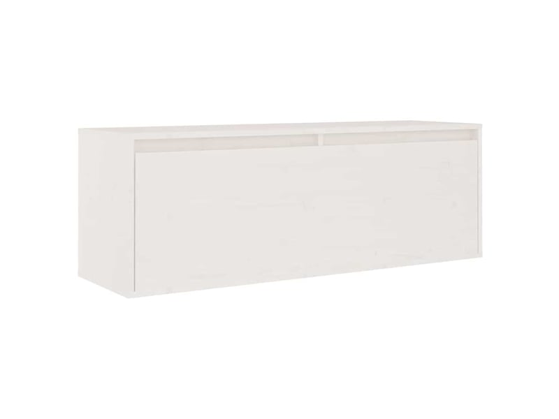  Lot de 6 meuble tv bas salon blanc bois massif de pin shl13147  - Conforama E