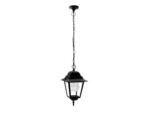 Suspension extérieure fabrilamp spica e27 ip44 hauteur réglable noir