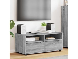 Meuble tv coloris gris 100 cm <strong></strong>  <strong></strong>