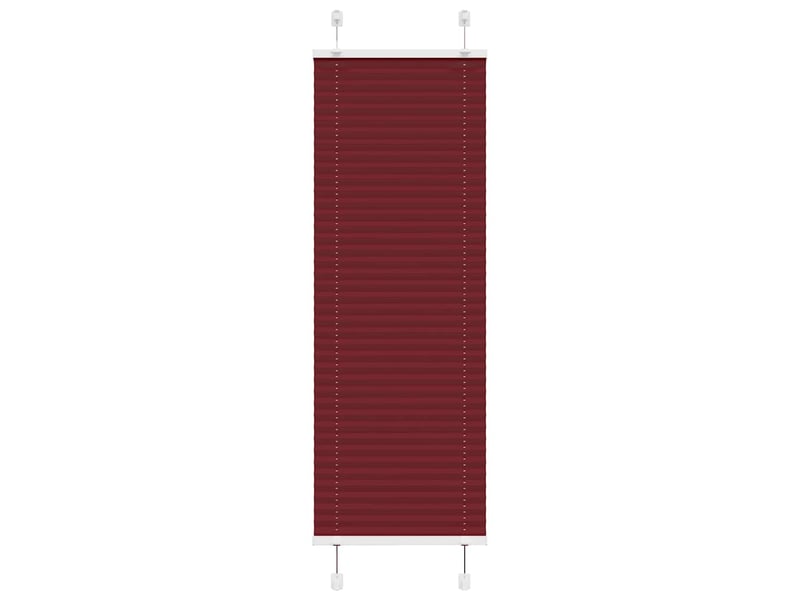 Store plissé, store de fenêtre rouge bordeaux 45x150 cm largeur du tissu 44,4 cm cf47037 - Conforama B