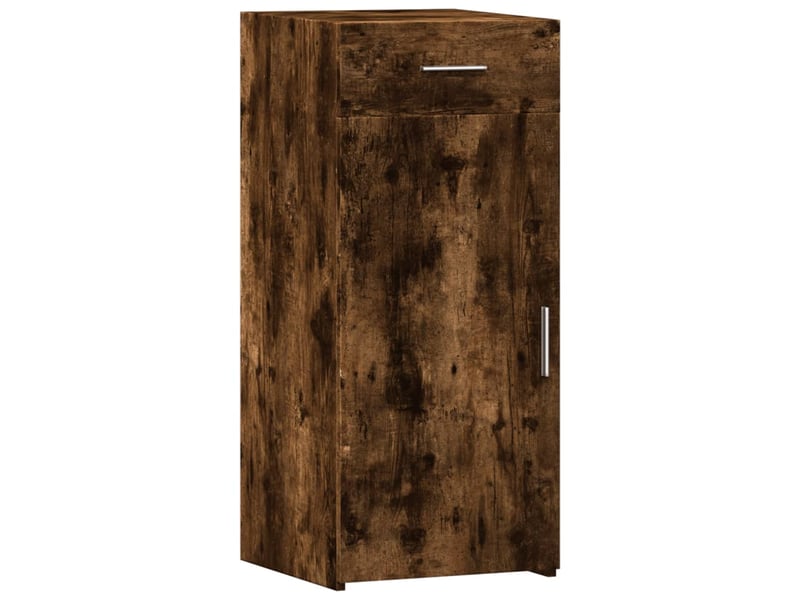 Buffet - bahut - meuble de rangement chêne fumé 40x42,5x93 cm bois d'ingénierie  - Conforama A
