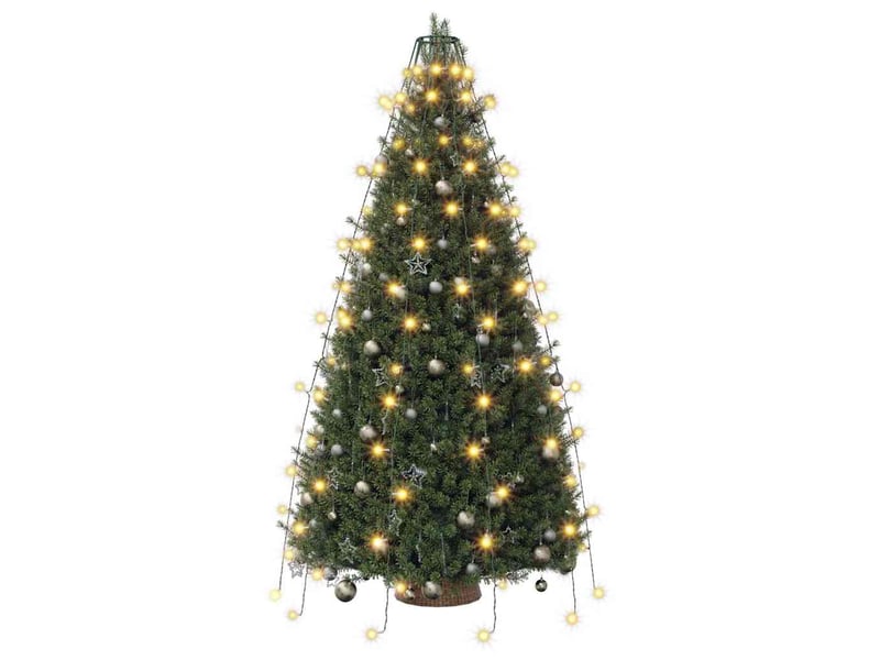  Guirlande lumineuse d'arbre de noël avec 150 led 150 cm cf62435  - Conforama D