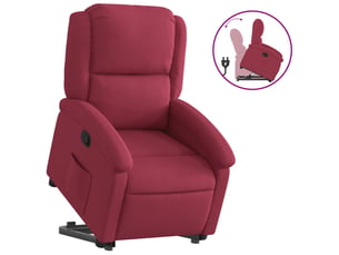 Fauteuil fixe  <strong></strong> Velours rouge