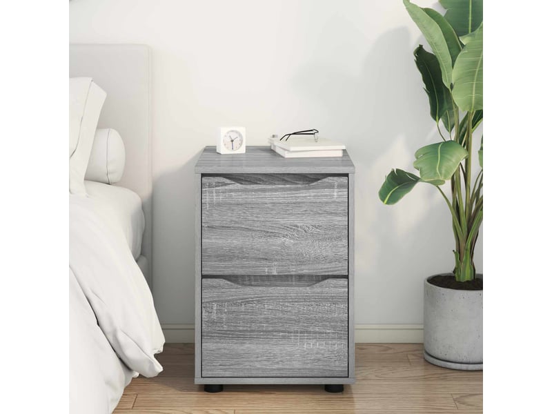  Armoire de rangement, commode de rangement 40 x 48 x 57 cm bois d'ingénierie shl8098  - Conforama D