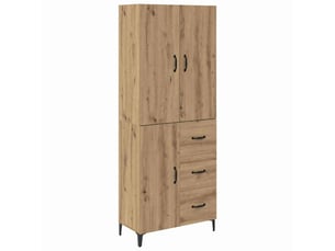 Buffet 2 porte(s) 3 tiroir(s) - 69.5 cm coloris bois clair