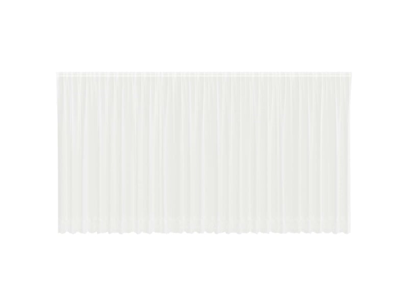  Rideau en dentelle, rideau ajouré, voilage blanc 750 x 240 cm polyester cf43814  - Conforama A