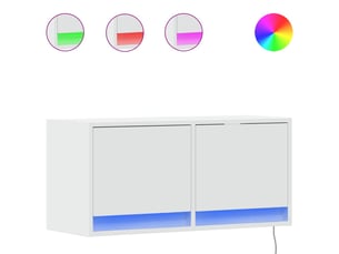 Meuble tv coloris blanc 80 cm <strong></strong> <strong></strong>