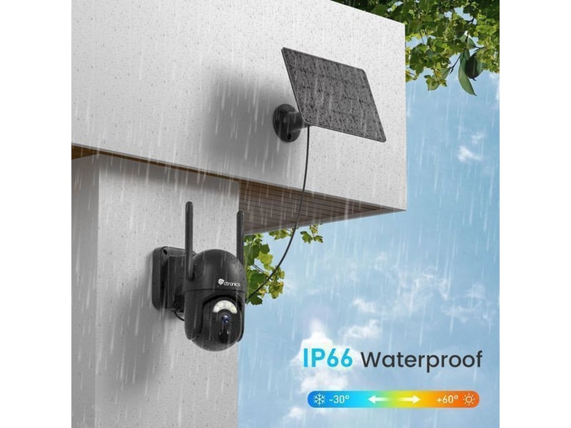  Caméra de surveillance solaire wifi 2k ptz 355x95 pir détection humaine vision nocturne couleur ip66 149519_AAAKF24784_6_DROPFR - Conforama D