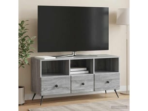 Meuble tv coloris gris 102 cm <strong></strong> <strong></strong>