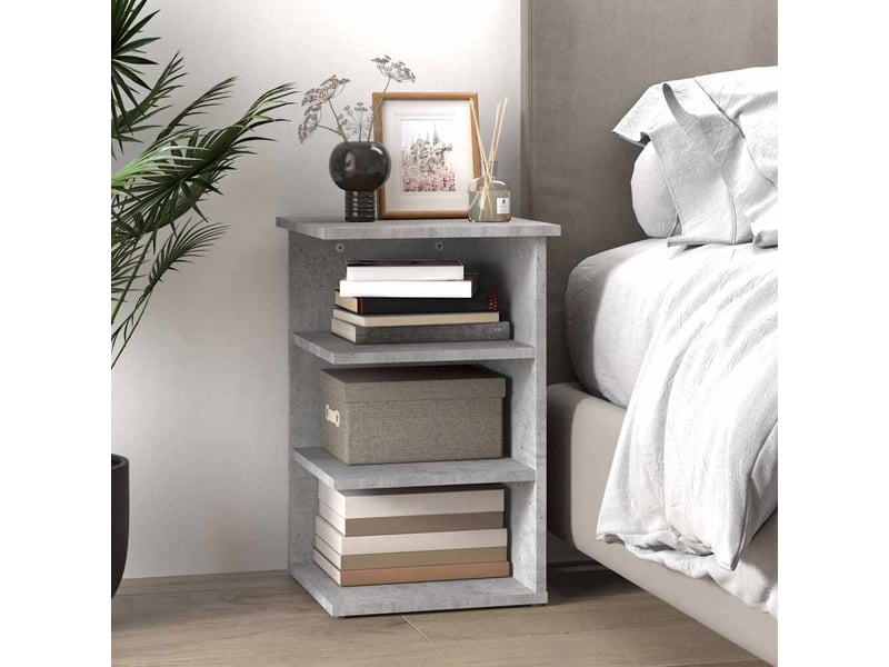  Buffet - armoire latérale gris béton 35x35x55 cm aggloméré  - Conforama C