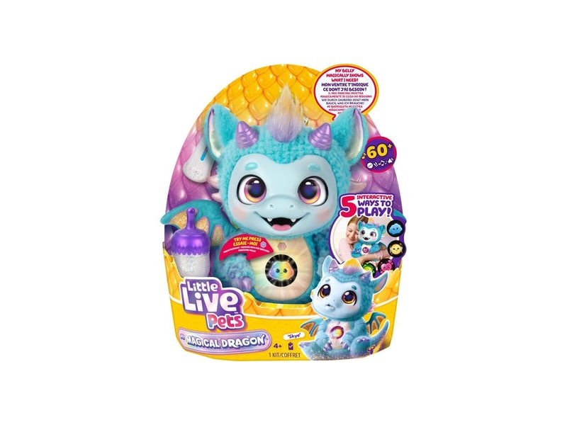  Dragon peluche interactive skye my magical dragon avec sons et lumieres multicolore LIT0630996267943 - Conforama C