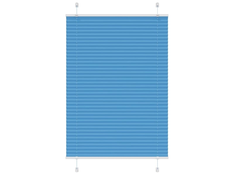 Store plissé, store de fenêtre bleu 90x150 cm largeur du tissu 89,4 cm polyester cf46812  - Conforama B