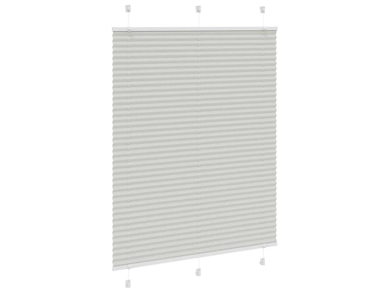  Store plissé, store de fenêtre gris clair 110x150cm largeur du tissu 109,4cm cf46875  - Conforama C