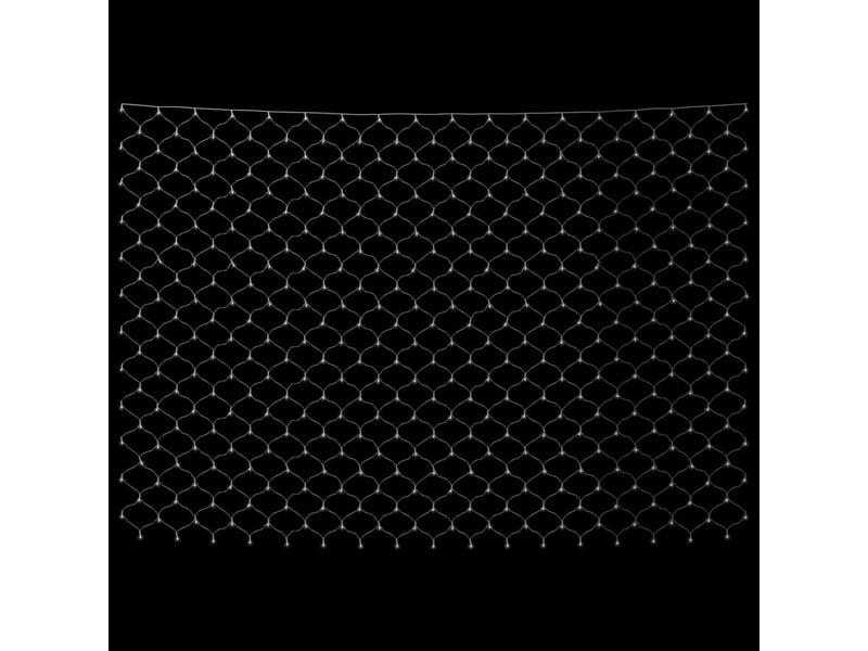  Filet lumineux blanc froid de noël 3x2 m 204 led intextérieur  - Conforama D