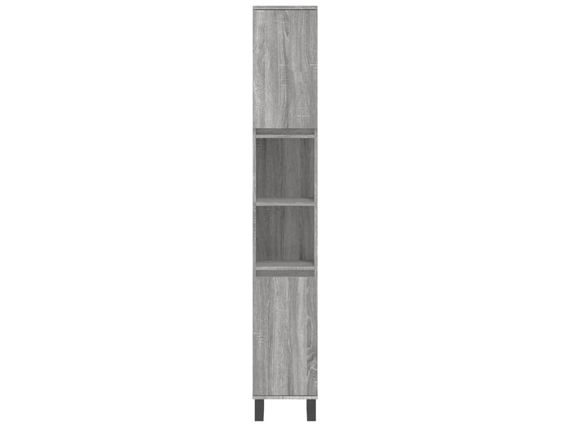 Ensemble de meubles de salle de bain 3 pcs sonoma gris cf63815 - Conforama D