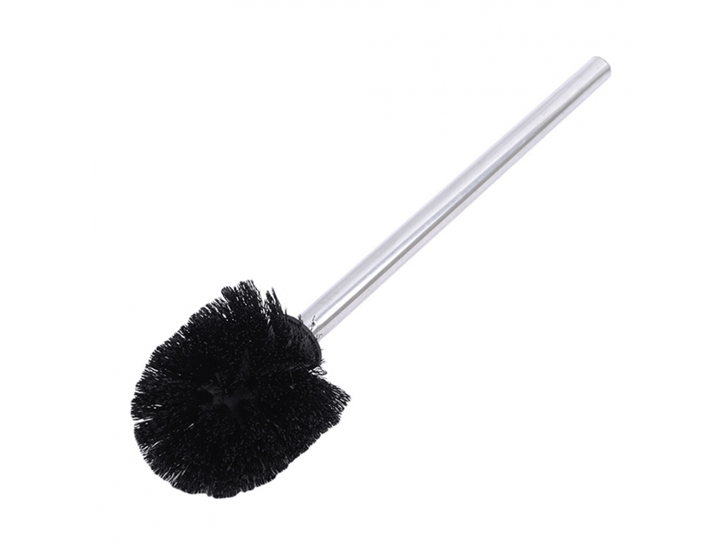 Brosses de rechange pour toilettessalle de bainwc, têtes de brosse de nettoyage avec manches en acier inoxydable, lot de 2, noires. - Conforama E