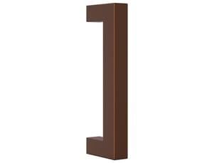 Poignée d'armoire, 96 mm, marron