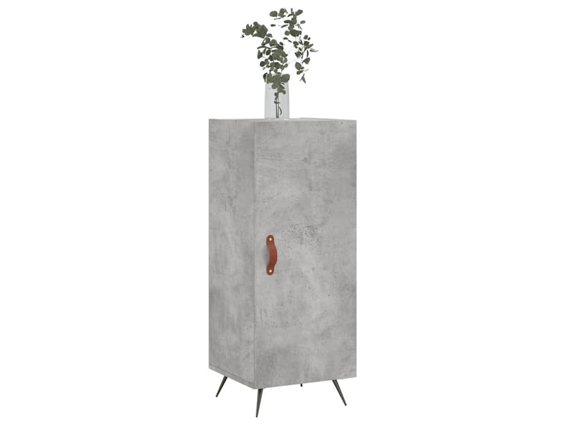  Buffet - bahut - meuble de rangement gris béton 34,5x34x90 cm bois d'ingénierie  - Conforama C