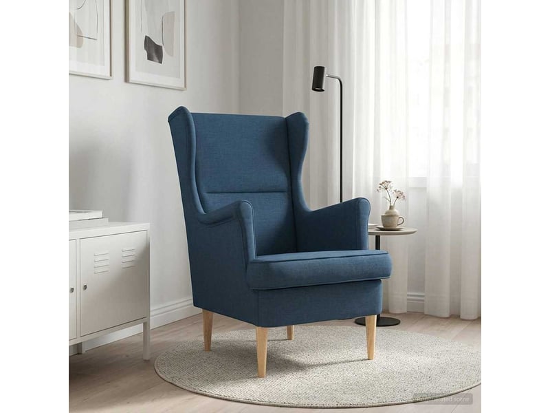 Vidaxl fauteuil bleu tissu - Conforama B