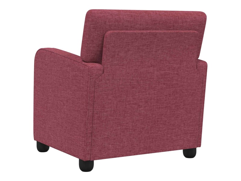  Vidaxl fauteuil bordeaux tissu  - Conforama E