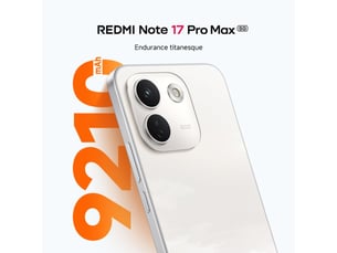 Smartphone 5g 8 512 go noir note 17 pro max charge 100w ecran amoled 6 83