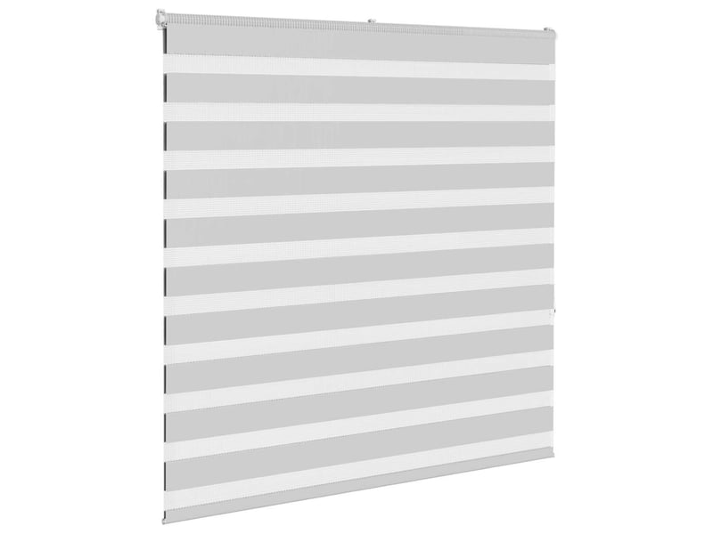  Store zèbre, store de fenêtre gris clair largeur du tissu 145,9 cm polyester cf48475  - Conforama C