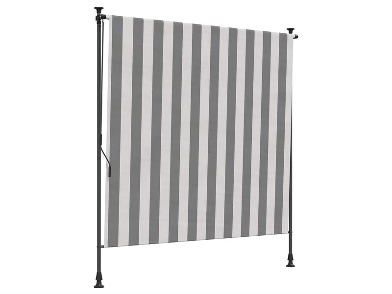  Store enrouleur, store roulant extérieur anthracite et blanc 100 x 270 cm cf47443  - Conforama A