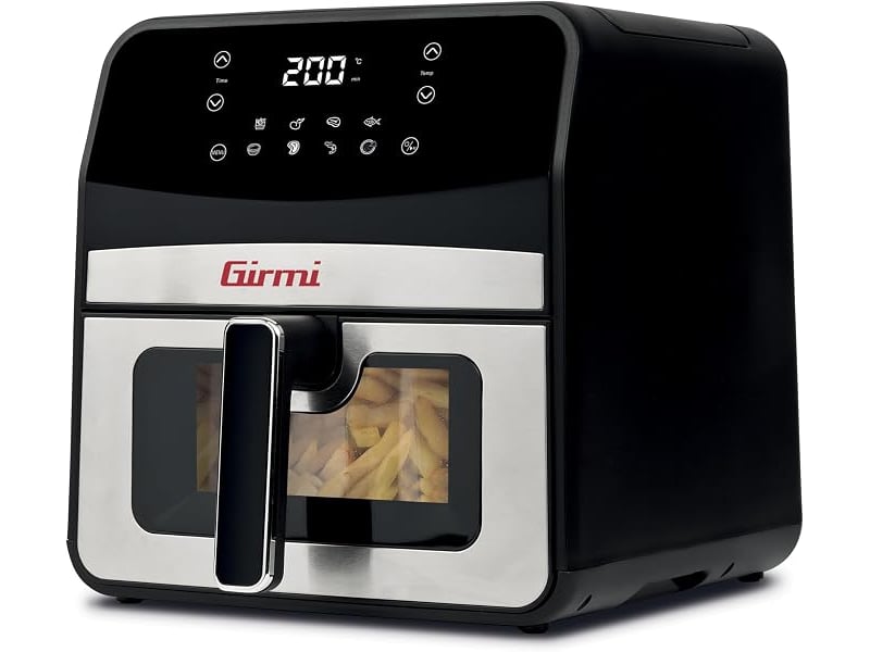  Girmi ecofrit crisp unique 6,5 l autonome 1700 w friteuse d’air chaud beige, noir  - Conforama A
